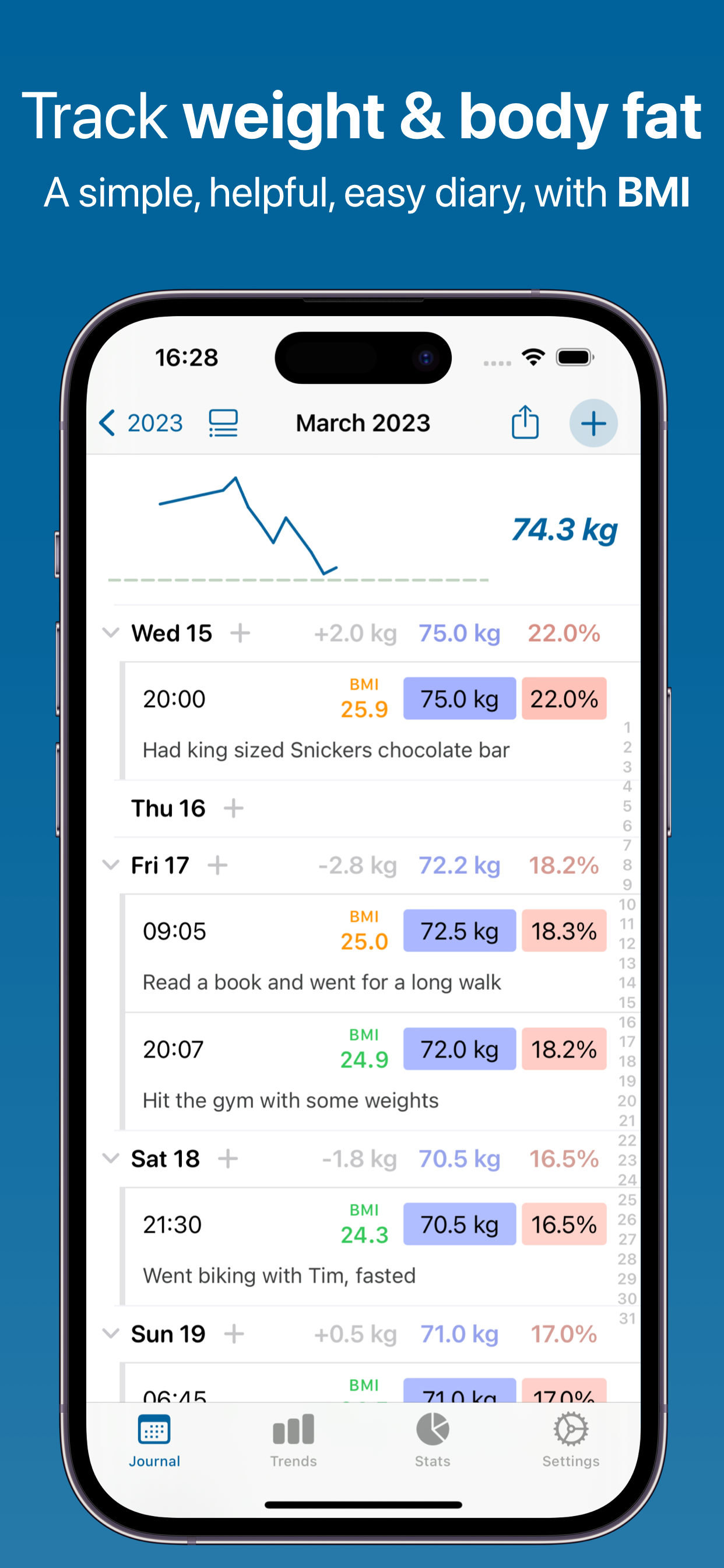 Feeltracker WT Screenshot 1